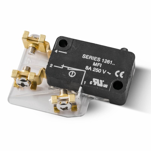 [MFI-STP] Micro Limit Switch, Pin Plunger Actuator, Screw Terminal Insulator, 8A, 250Vac