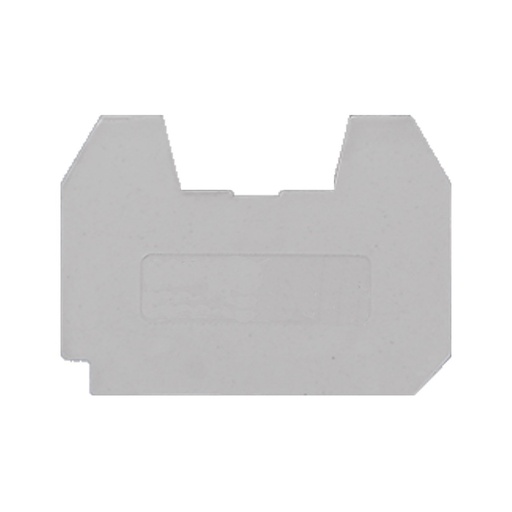 [ASIDMT1.5QUATTRO] DIN Rail Mounted Terminal Block End Cover, used with micro miniature 4-wire terminal block, ASIMT1.5QUATTRO