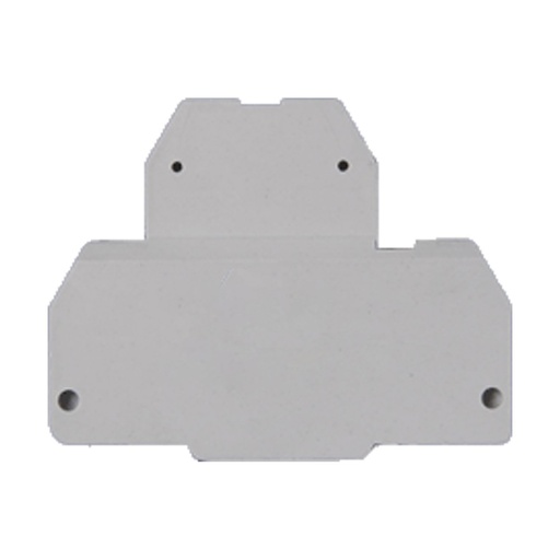 [ASIDMTTB1.5] DIN Rail Mounted Terminal Block End Cover, used with micro miniature double level terminal block, ASIMTTB1.5